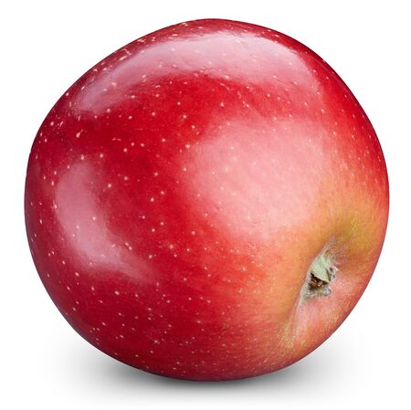Apples isolated on whiteの写真素材