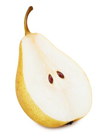 Pears isolated Clipping Pathの写真素材