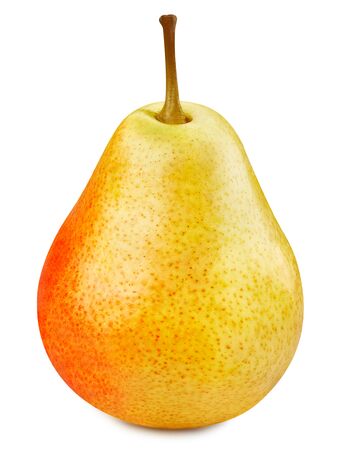 Pears isolated Clipping Pathの写真素材