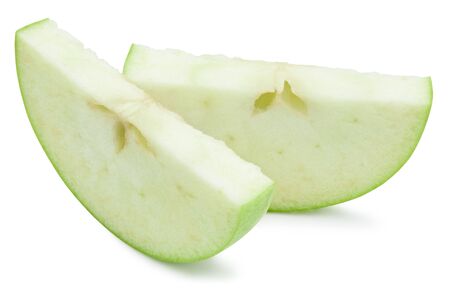 Apple isolated on whiteの写真素材
