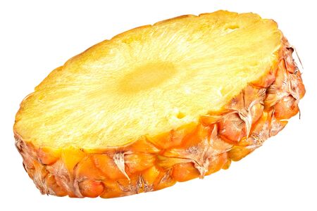 Pineapple isolated on whiteの写真素材
