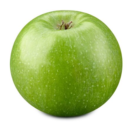 Juicy fresh green apple Clipping Path.の写真素材