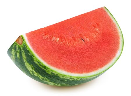 Watermelon berry isolated on white background.の写真素材