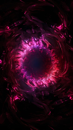 Abstract fractal. Fractal art background for creative design. Decoration for wallpaper, desktop, poster, cover booklet. Print for clothes, t-shirt. Creative illustration for designの素材