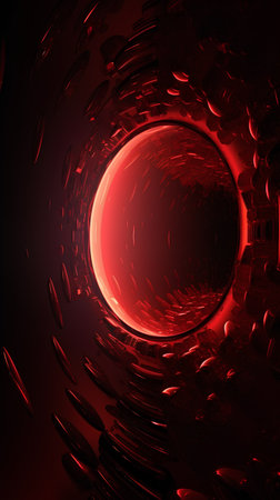 Abstract technology background. Hi-tech circuit board. 3D renderingの素材