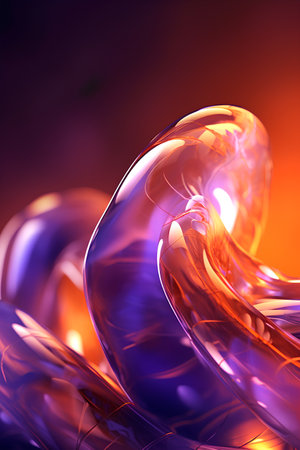 3d illustration of abstract geometric composition,digital art works. Computer generated graphics.の素材