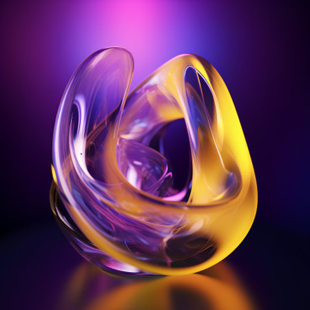 3d rendering, abstract shape, computer generated, fractal backgroundの素材