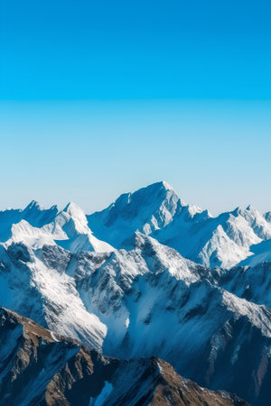 Mountains in Himalayas, Khumbu valley, Nepalの素材