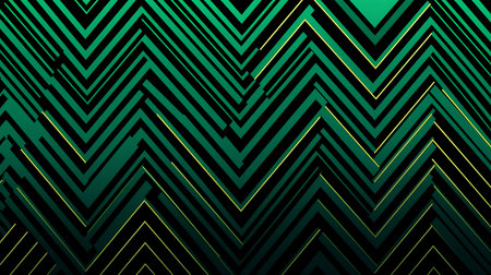 Geometric abstract background in green and black colors. Vector illustration.の素材