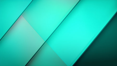 Abstract geometric background with green and blue stripes. Vector illustration. Eps 10の素材