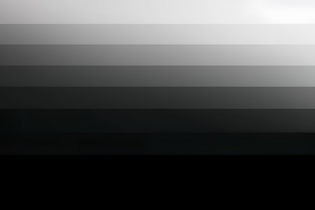 Abstract background with black and white stripes. Vector illustration. Gradient.の素材