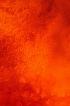 abstract red background texture with grunge brush strokes and vintage stainsの素材