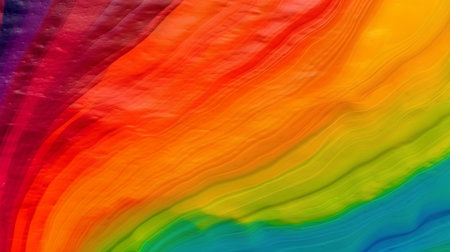abstract rainbow background with some smooth lines in it (see portfolio for more in this series)の素材