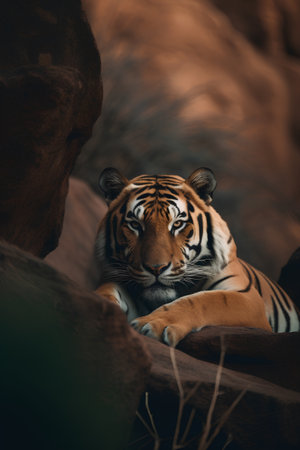 Sumatran Tiger - Panthera tigris altaicaの素材