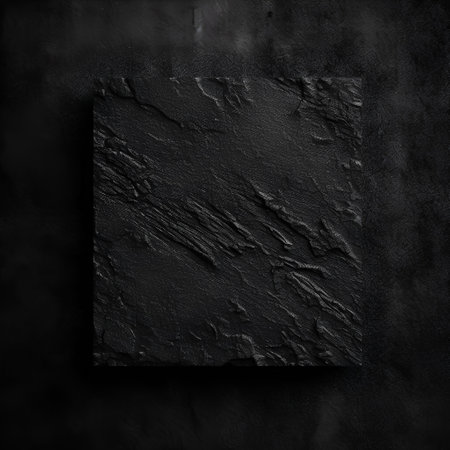 Black slate background or texture with copy space for text or image.の素材