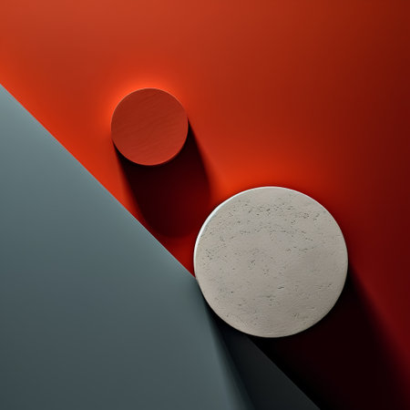 3d render, abstract geometric background, simple shapes, minimal designの素材