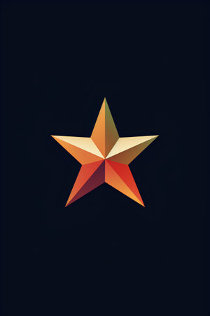 Star icon design template elements. Star symbol for your application or corporate identity.の素材