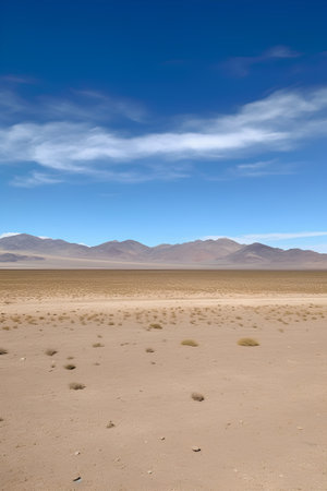 Landscape in Atacama desert, Chile, South America.の素材