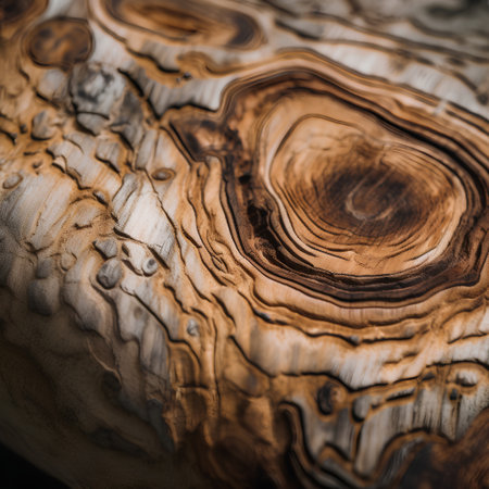 Wood texture with natural patterns as a background. Close-up.の素材