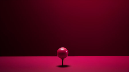 3d render of a red easter egg on a red backgroundの素材