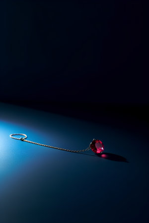 Jewelry on a dark background. Jewelry concept. Copy space.の素材