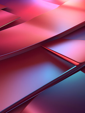 Abstract background. 3d rendering 3d illustration. Red and blue colorの素材
