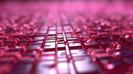 3d rendering of abstract technology background. Hi-tech circuit board.の素材