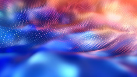 abstract background with smooth defocused dots in blue and purple colorsの素材
