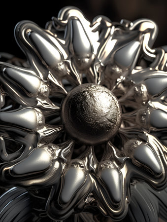 3d illustration of abstract geometric composition,digital artwork for creative graphic designの素材