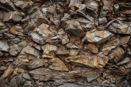 Background of stone wall texture. Close-up. Great for design.の素材