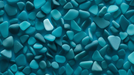 Seamless texture of turquoise stones. 3d renderingの素材