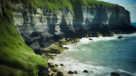 Cliffs of Moher, County Clare, Ireland, Europe.の素材