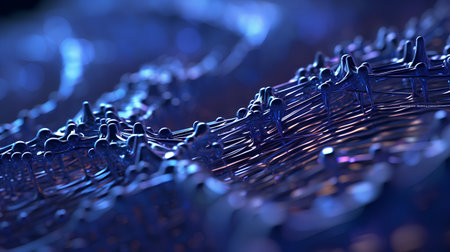 3d illustration of abstract technology digital composition,digital art works.の素材