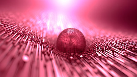 3d illustration of abstract geometric composition,digital composition with sphere.の素材