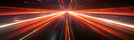 abstract speed motion on the road, computer generated abstract background, 3d renderの素材