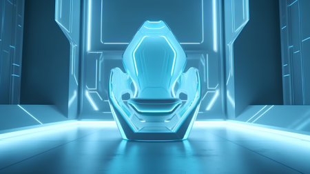 Futuristic Sci-Fi Spaceship Futuristic Background 3d Renderingの素材