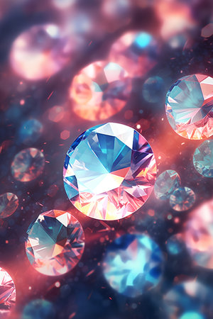 Gemstone background. 3d rendering, 3d illustration.の素材
