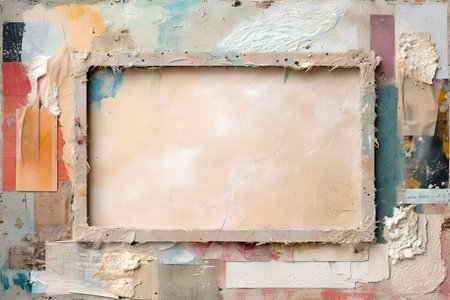 Old posters grunge textures and backgrounds - perfect background with space for text or imageの素材