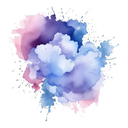 Abstract watercolor background. Colorful vector illustration. Hand drawn.の素材