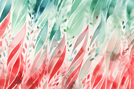 Abstract watercolor background. Hand-drawn illustration. Bright colors.の素材
