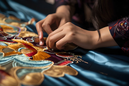 Details of the applications on the applications in Anatolia crafts and fabricsの素材