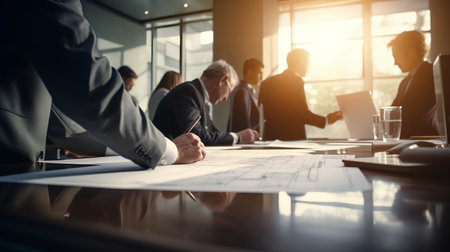 Business people meeting in the conference room at office. Business concept.の素材