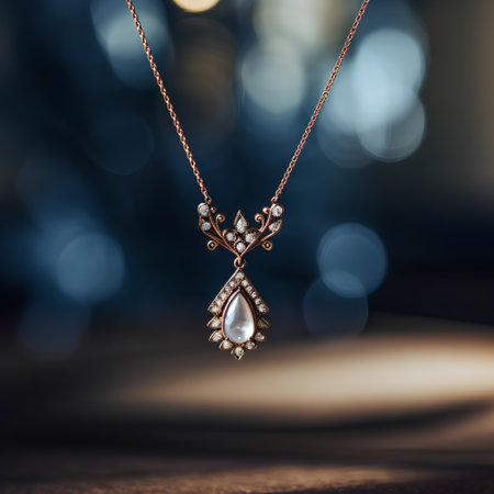 jewelry pendant in the form of a cross with a precious stoneの素材