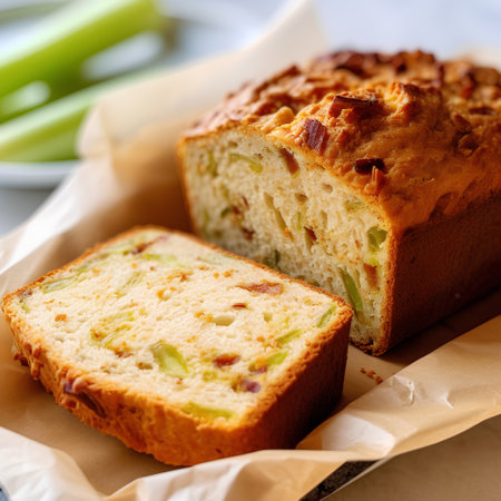 Homemade cake with raisins and candied fruits, squareの素材
