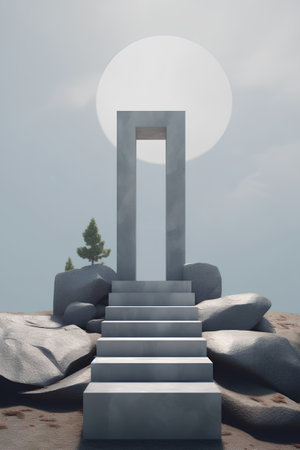 d render illustration.の素材