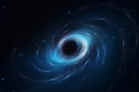 abstract fractal background a computer-generated 2D illustration, spiralの素材