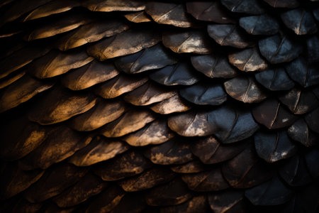 close up of the texture of a dark brown wood, abstract backgroundの素材