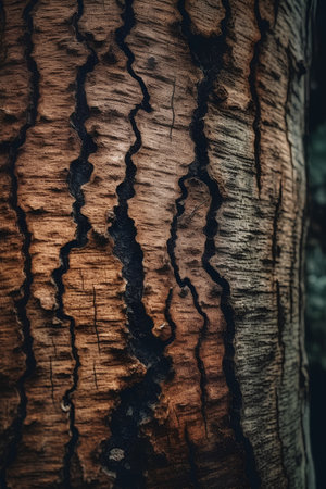 Old wood texture with natural pattern for background. Close up. Toned.の素材