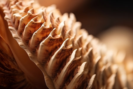 Macro shot of seashells. Shallow depth of field.の素材
