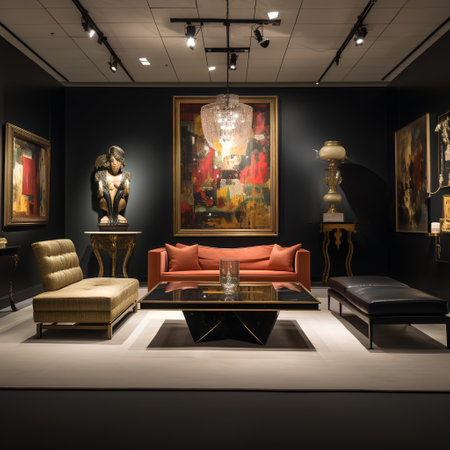Contemporary art exhibition in Milan. It is one of the largest art exhibitions in the world.の素材